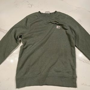 The North Face Women’s Heritage Crew Agave Green Heather Sweatshirt